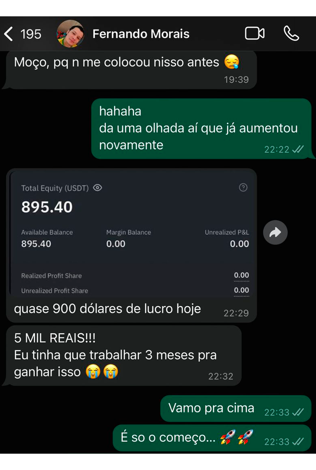 Depoimento de Cliente