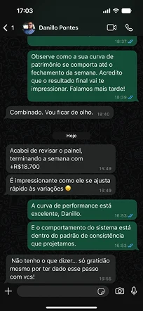 Depoimento de Cliente